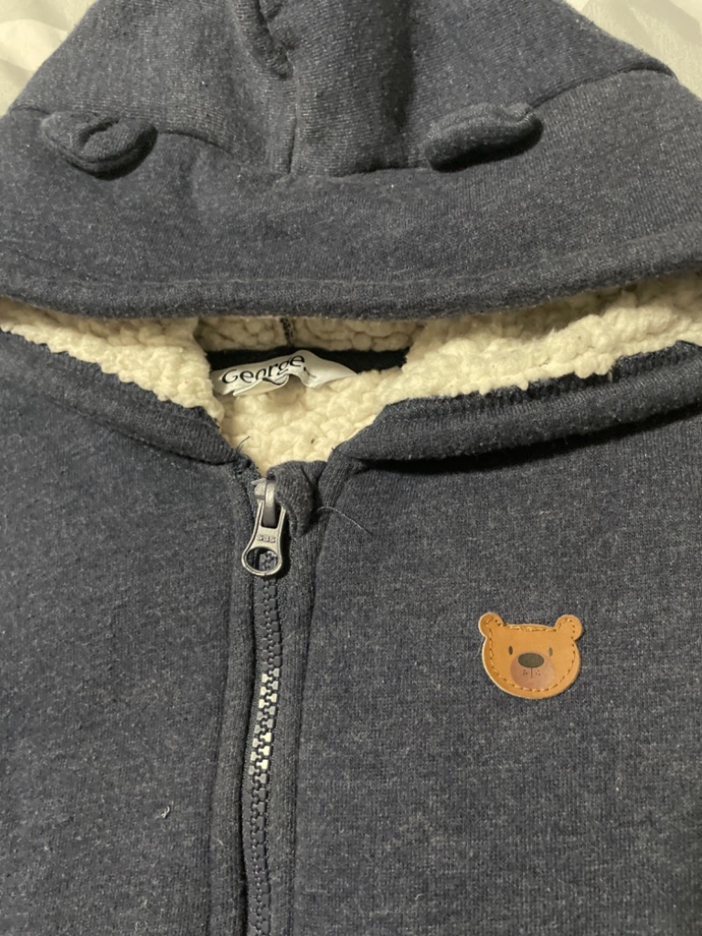 fuzzy bear jacket - Picture 2 of 4